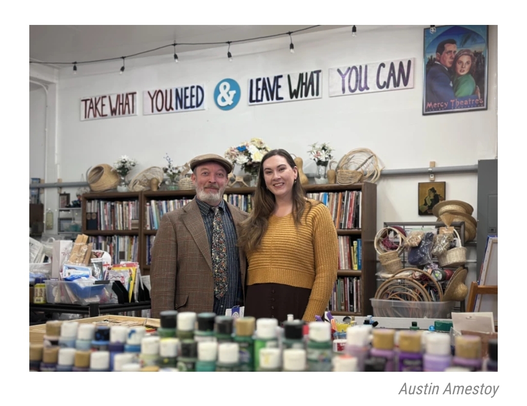 Founders Amber Kurzenbaum and Akhilesh Boehmler