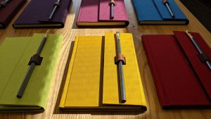 Handmade pencil-close hardback journals