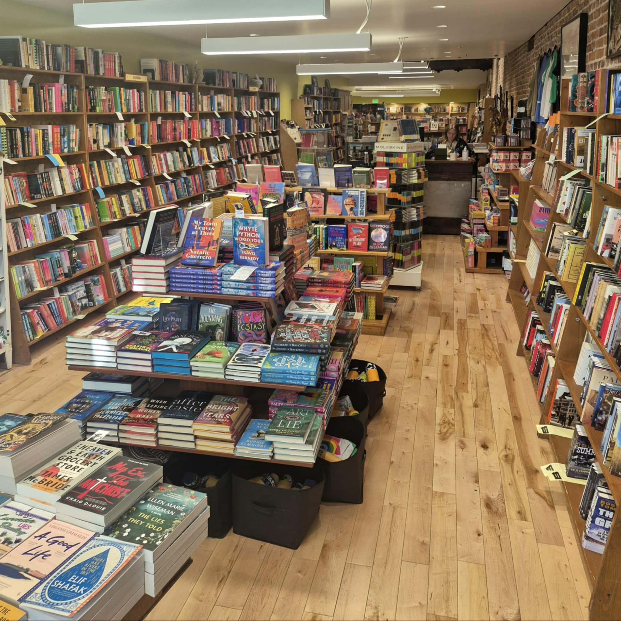 Interior of Fact & Fiction bookstore